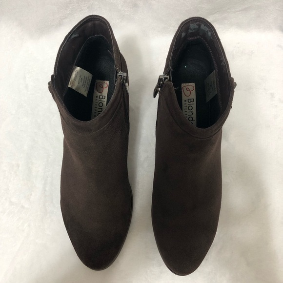 Blondo Waterproof Suede Ankle Boots Size 9.5 Boho Granola Girl Western Country - Picture 4 of 14